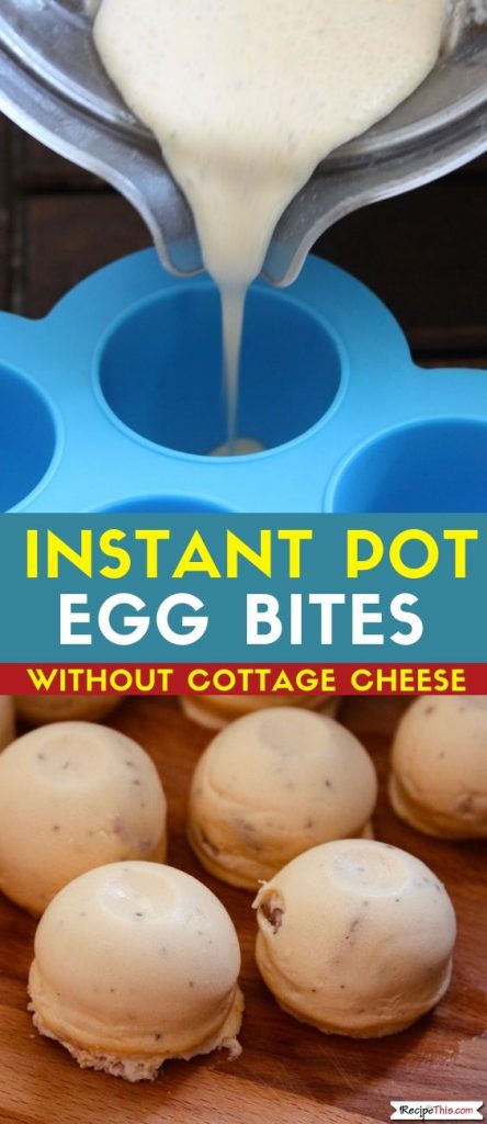 Instant Pot Egg Bites Without Cottage Cheese recipe