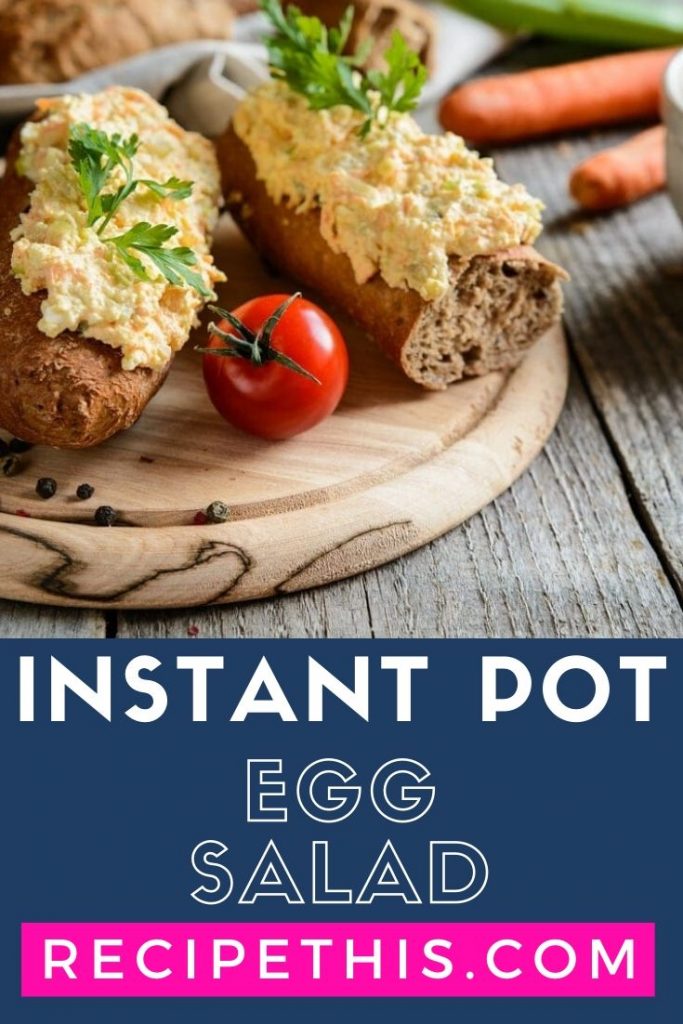 Instant Pot Egg Salad at recipethis.com