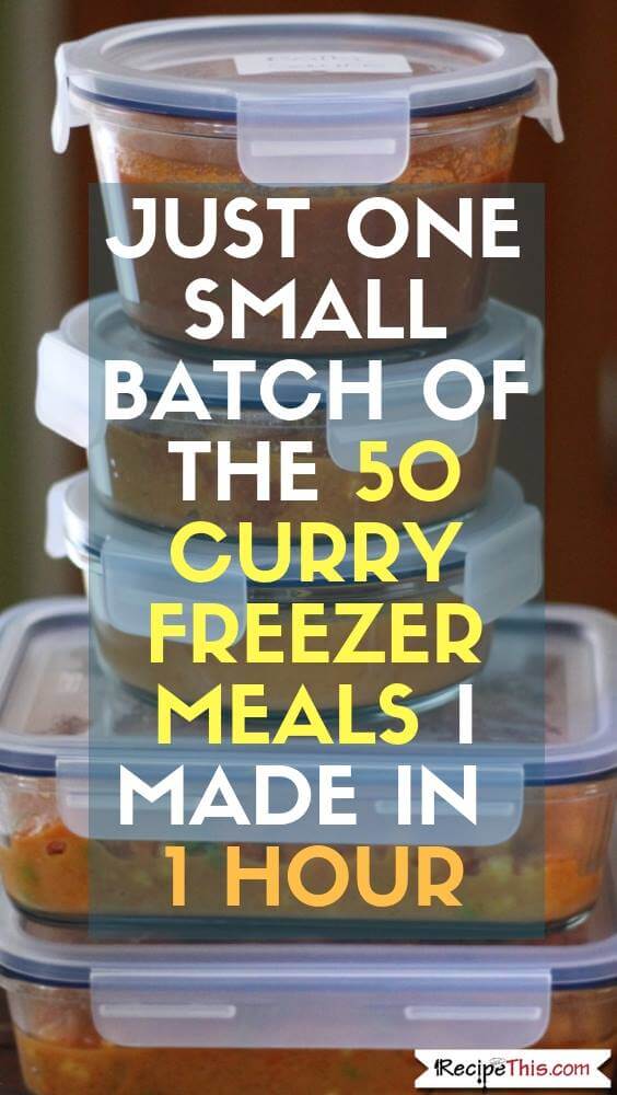 Instant Pot Freezer Meals - Healthy Curry Batch