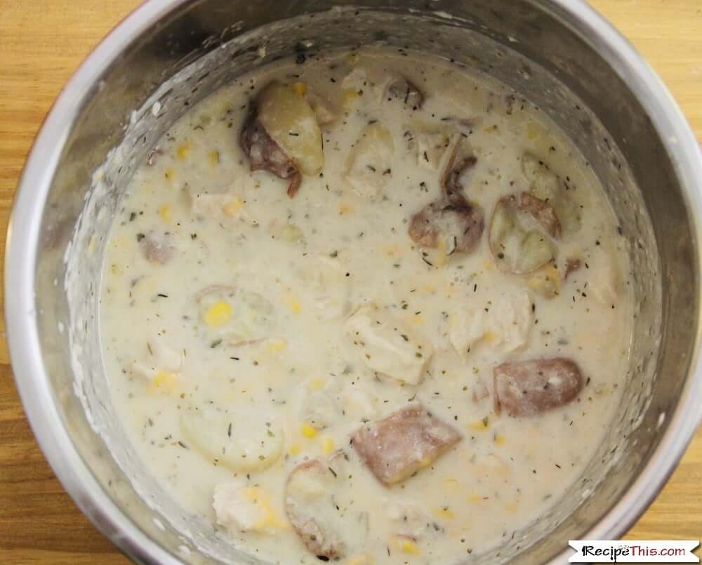 Chicken mushroom potato online instant pot