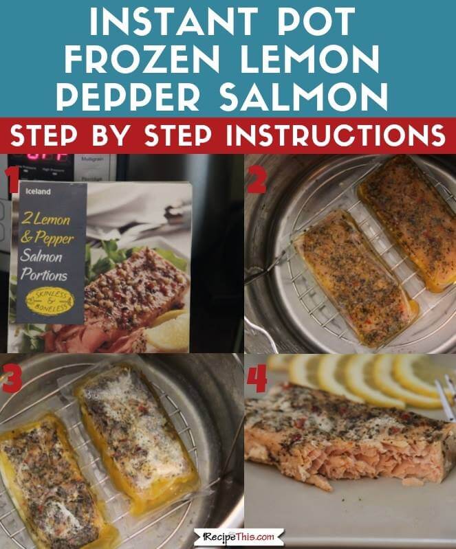 Instant Pot Frozen Lemon Pepper Salmon