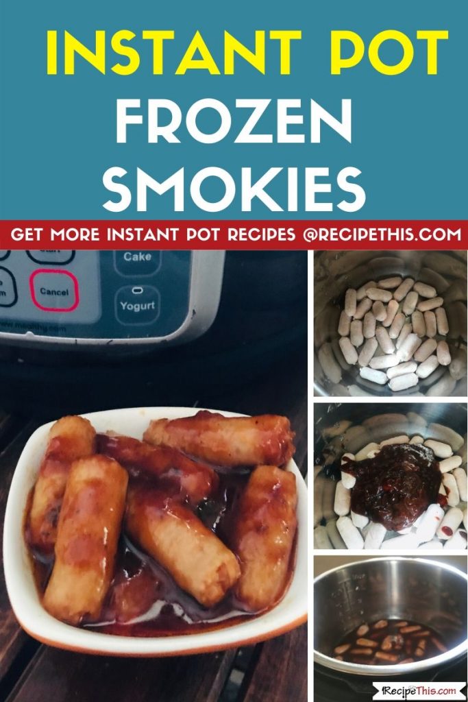 Instant Pot Frozen Smokies step by step