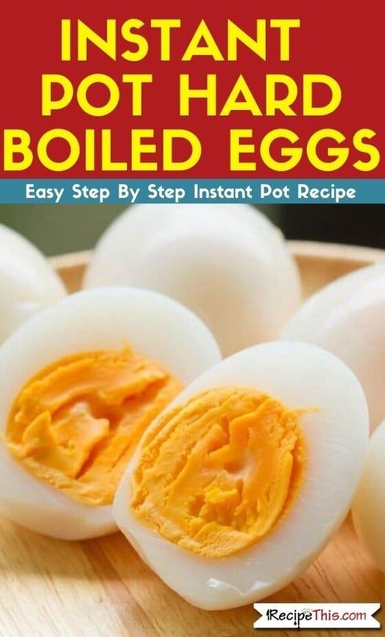 Instant Pot Hard Boiled Eggs easy instant pot recipe