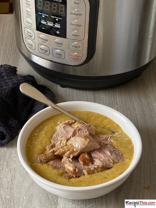 Leftover chicken soup instant pot hot sale