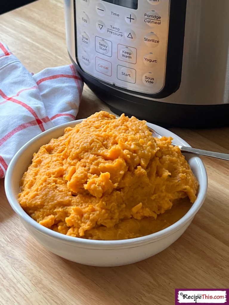 Instant Pot Mashed Sweet Potatoes