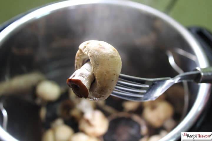 Instant Pot Mushrooms (Steamed In Just 2 Minutes).
