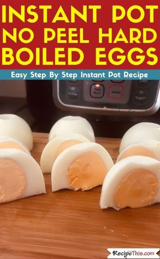 Instant Pot No Peel Hard Boiled Eggs