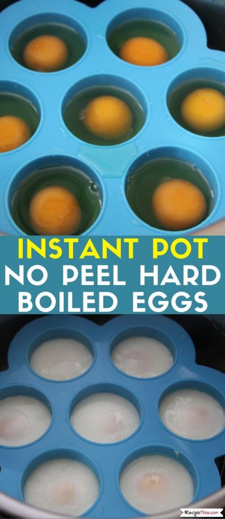 Instant Pot No Peel Hard Boiled Eggs recipe