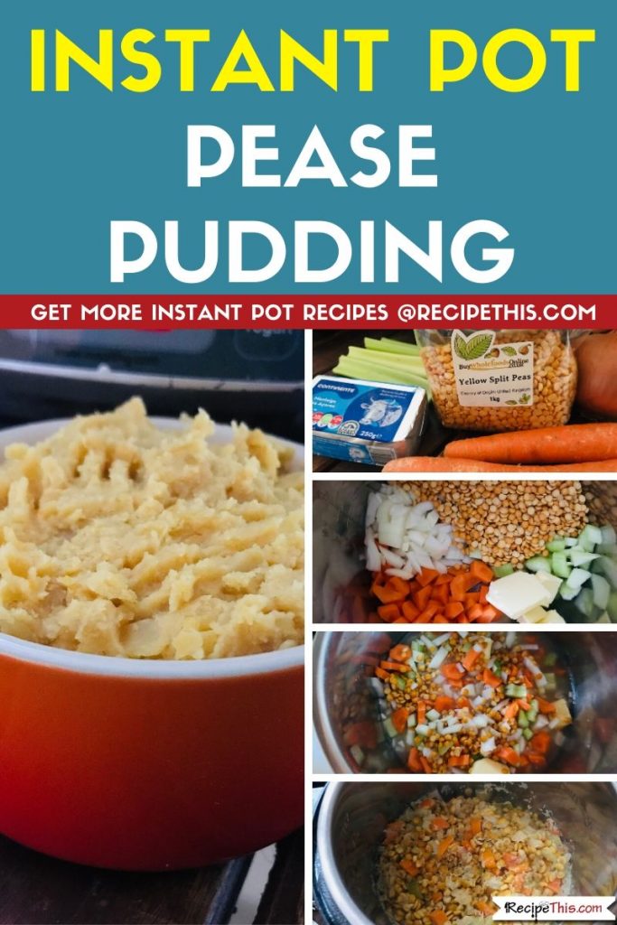 Instant Pot Pease Pudding step by step