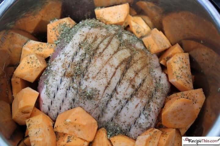Instant Pot Pork Roast & Sweet Potatoes 