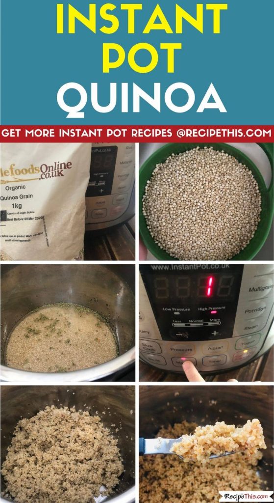 Instant Pot Quinoa step by step