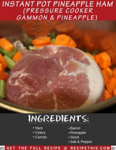 Instant Pot Pineapple Ham (Pressure Cooker Gammon & Pineapple)