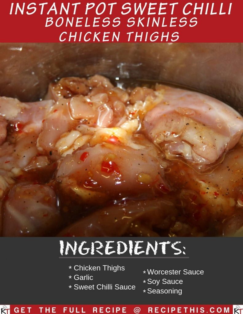 Boneless skinless chicken thighs online in the ninja foodi