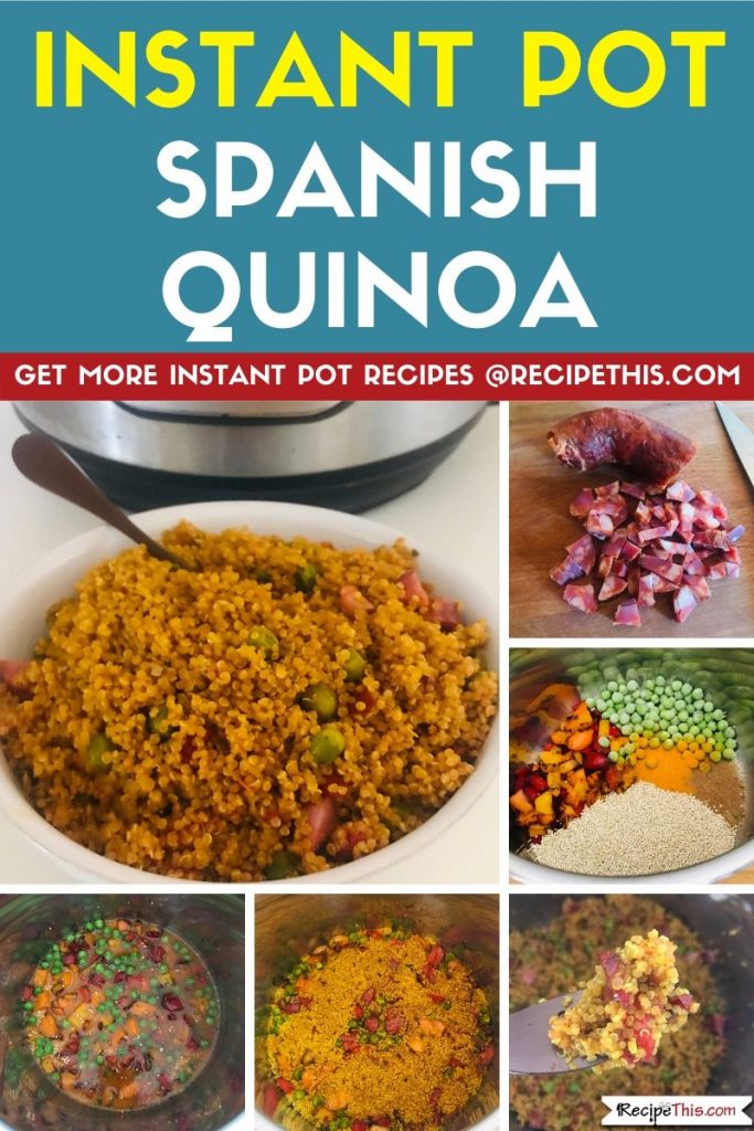 Instant Pot Spanish Quinoa step by step