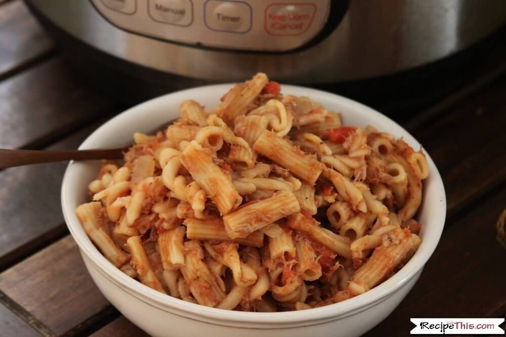 Instant Pot Tuna Pasta Casserole