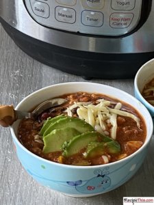 Instant Pot Turkey Chilli