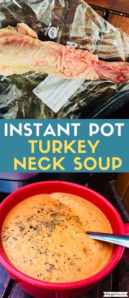 Instant Pot Turkey Neck Soup