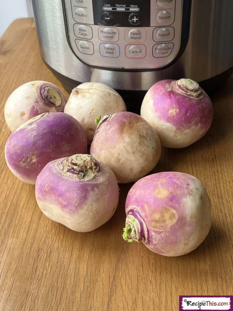 Instant Pot Turnip Ingredients