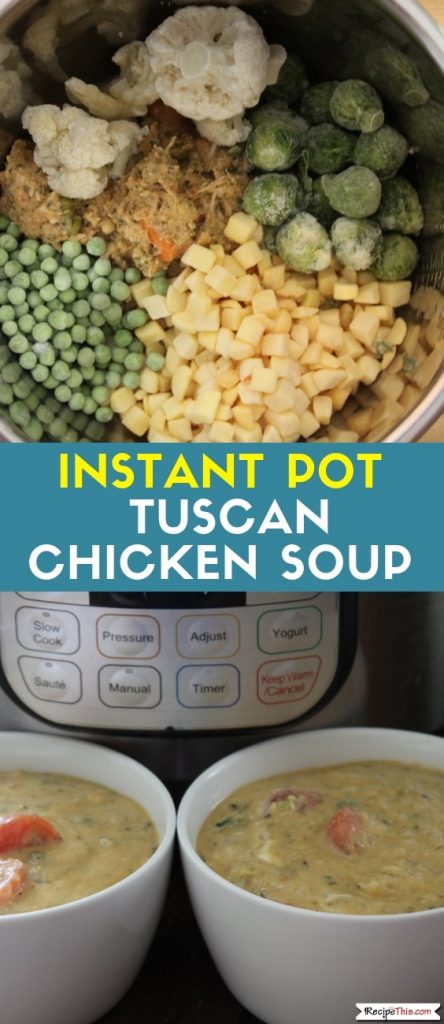 Instant Pot Tuscan Chicken Soup