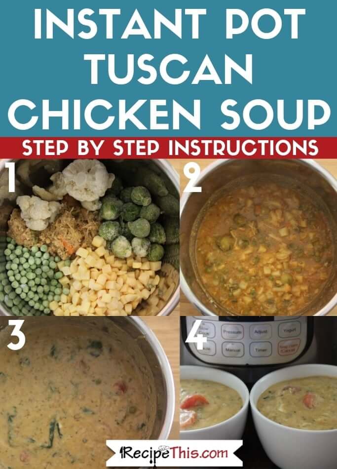 Instant Pot Tuscan Chicken Soup