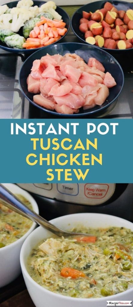 Instant Pot Tuscan Chicken Stew