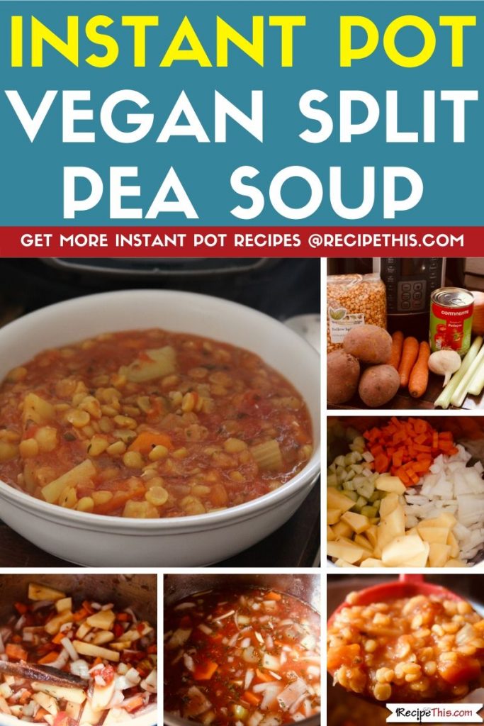 Instant Pot Split Pea Soup Recipe - The Kitchen Wife