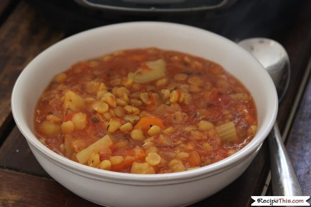 Instant Pot Vegan Split Pea Soup