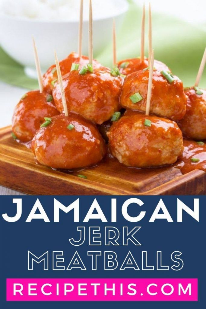 Jamaican Jerk Meatballs In The Air Fryer