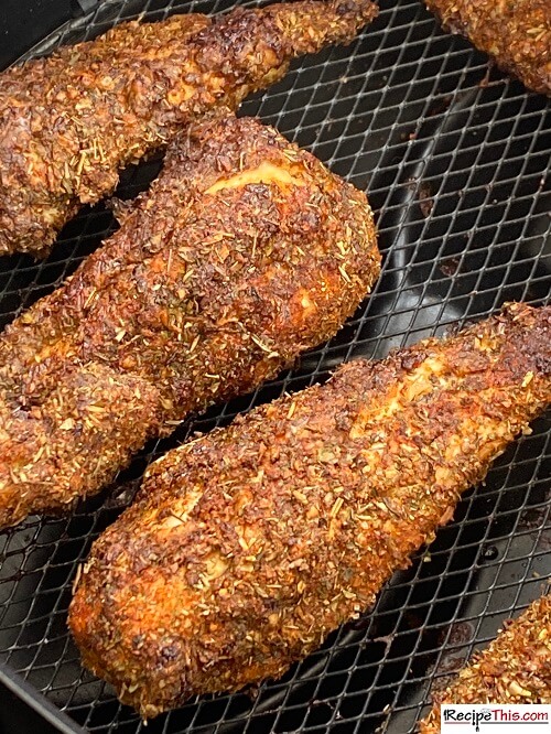 KFC Unbreaded Chicken Tenders In Air Fryer