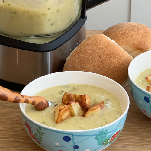 Leek And Potato Soup In Soup Maker