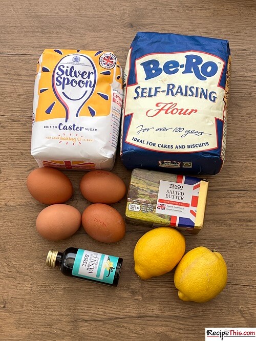 Lemon Drizzle Cake Ingredients