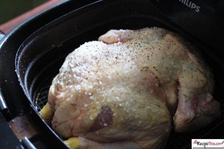 Lemon Rosemary Chicken & Potatoes In The Air Fryer
