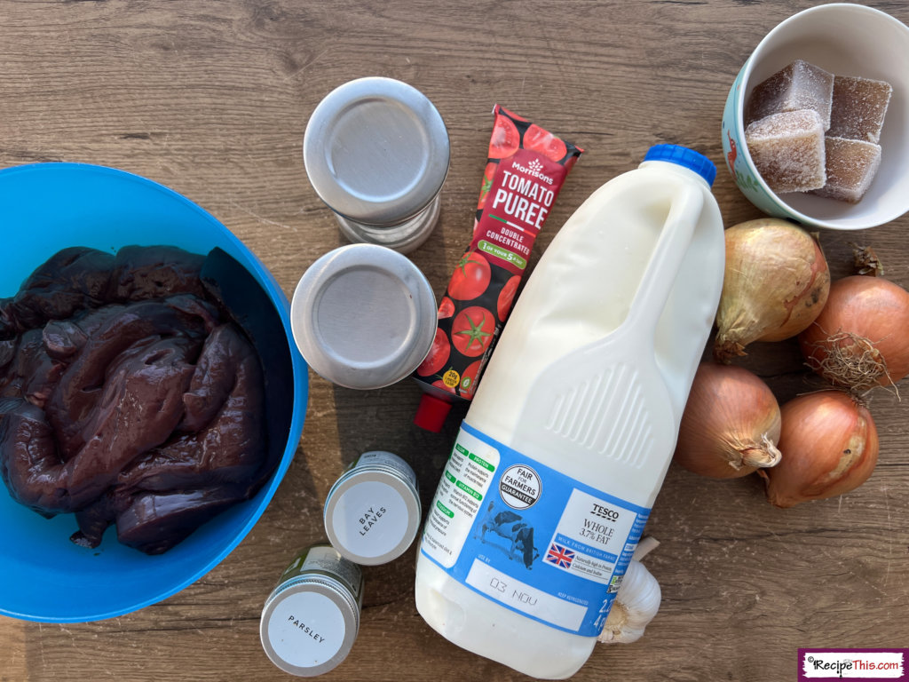 Liver And Onions Instant Pot Ingredients