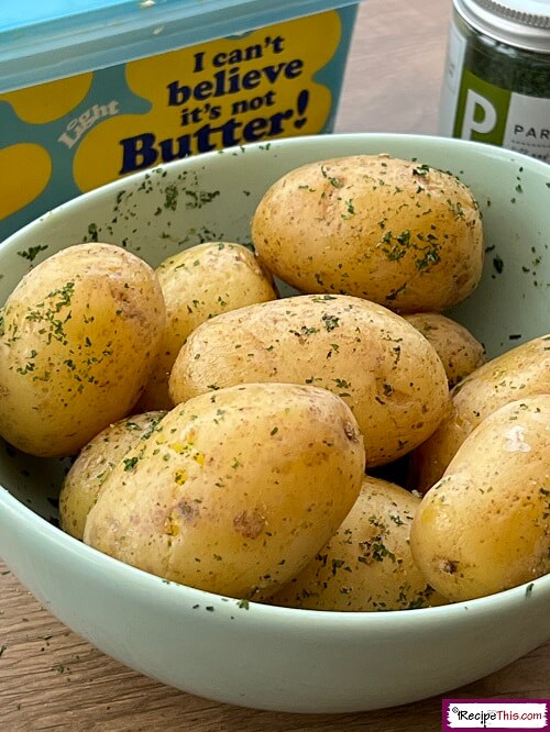 Microwave Baby Potatoes