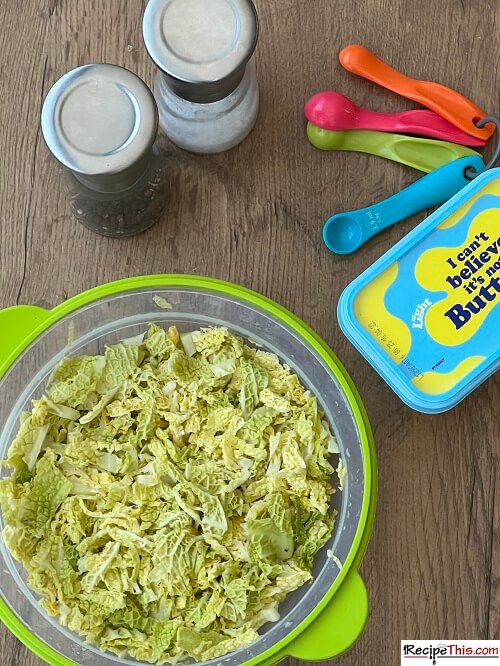Microwave Cabbage Recipe Ingredients