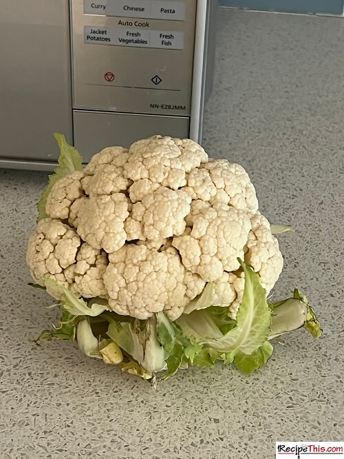 Microwave Cauliflower Recipe Ingredients