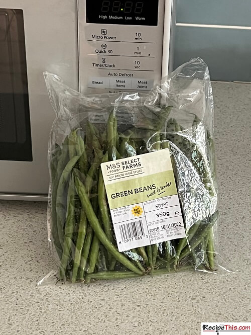 Microwave Green Beans Recipe Ingredients