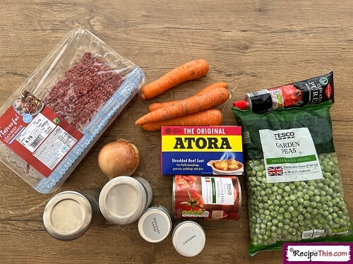 Mince And Dumplings Recipe Ingredients