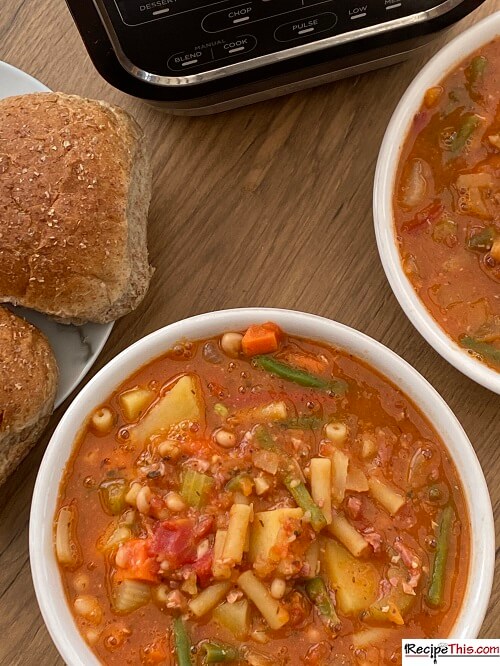 Minestrone Soup In Soup Maker