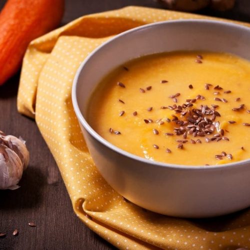 Carrot and shop swede soup