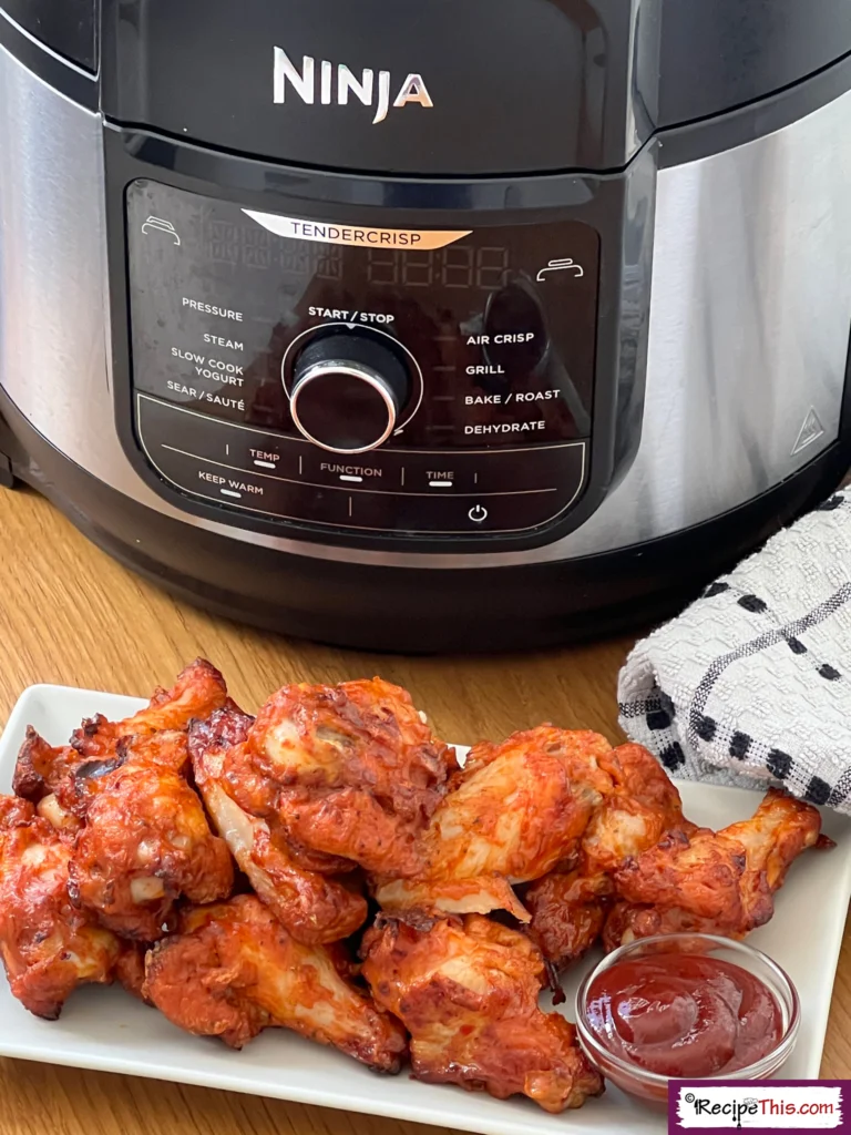 EXTRA CRISPY air fryer chicken wings Ninja Foodi Grill Crispy