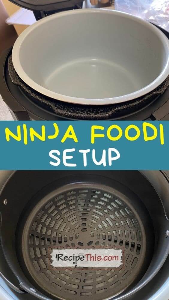 Ninja foodi set up