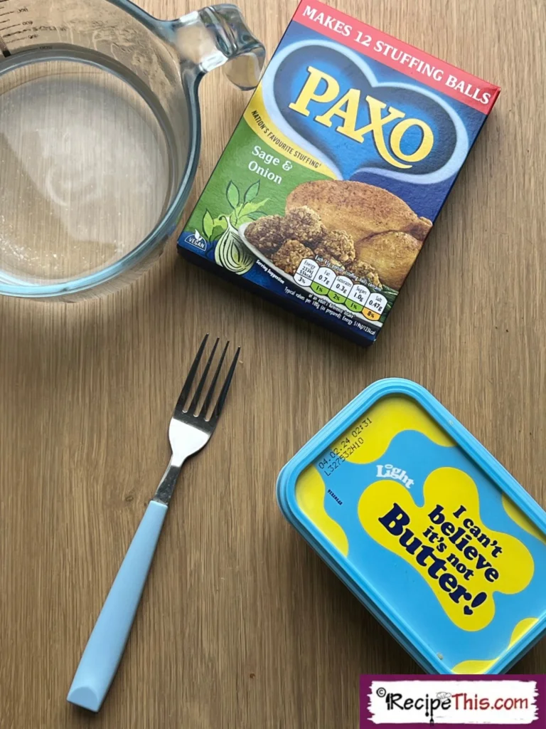 Paxo Stuffing Air Fryer Ingredients