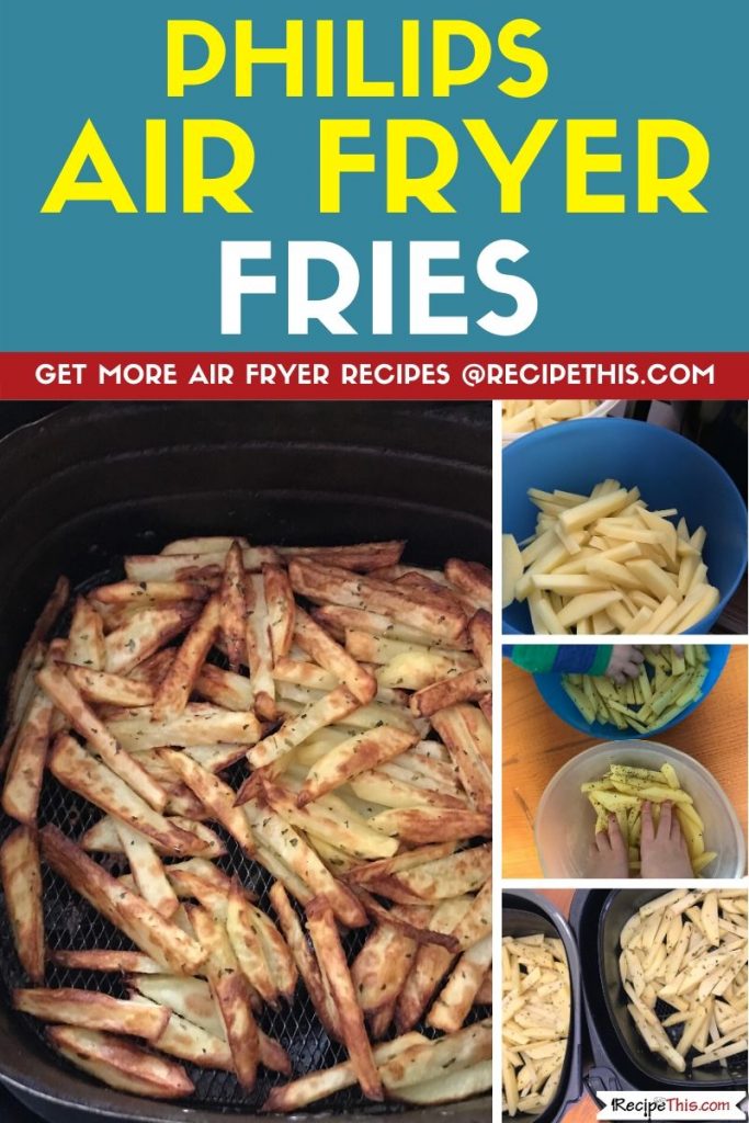 Philips air hotsell fryer french fries