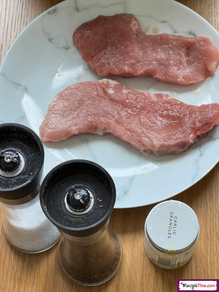 Pork Steak Air Fryer Ingredients