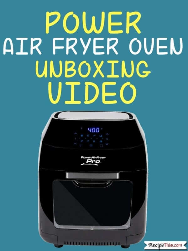 Power Air Fryer Oven Unboxing Video