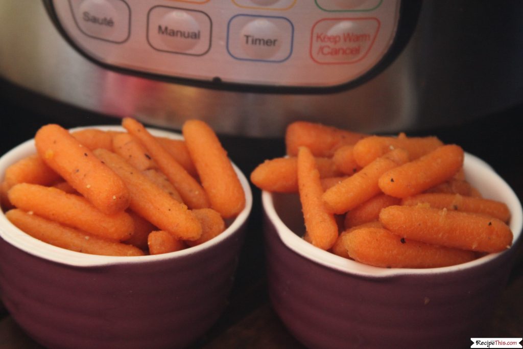 Pressure Cooker Baby Carrots