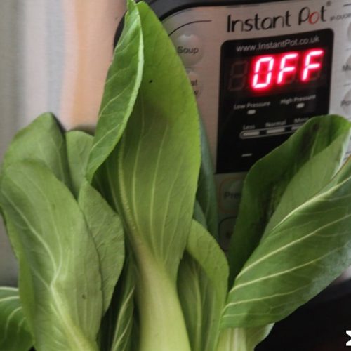 Pressure Cooker Bok Choy (Pak Choi)