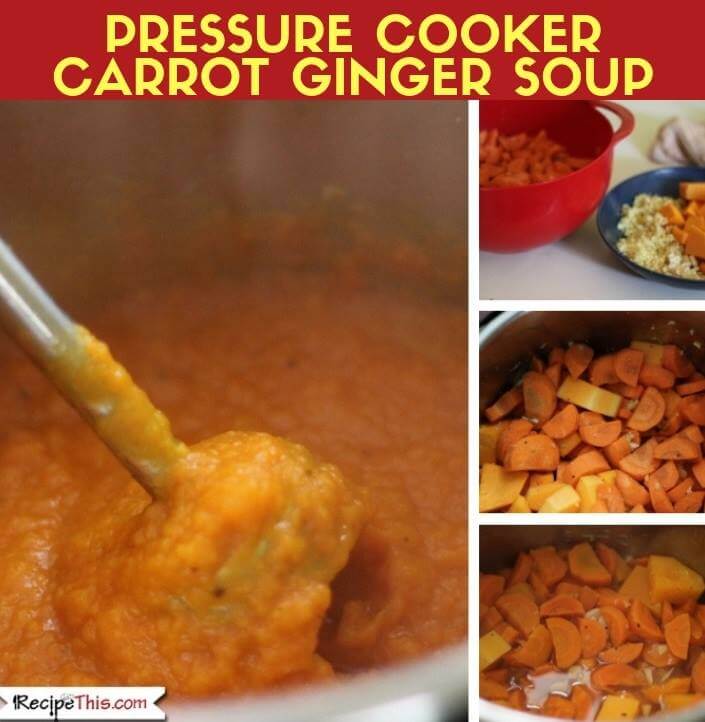 Pressure Cooker Carrot Ginger Soup – Healthy Instant Pot Freezer Meal
