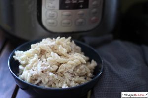 Pressure Cooker Chicken Alfredo Pasta – Instant Pot Freezer Meal